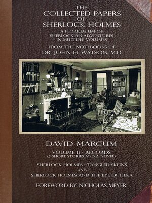 cover image of The Collected Papers of Sherlock Holmes, Volume 2